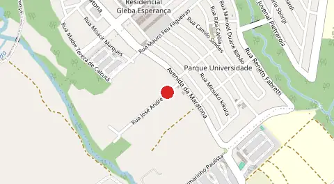 Mapa de Parque Universidade