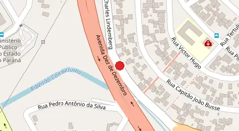 Mapa da localização