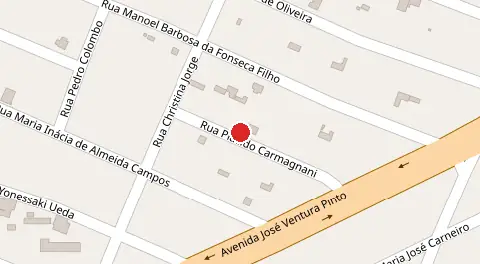 Mapa da localização