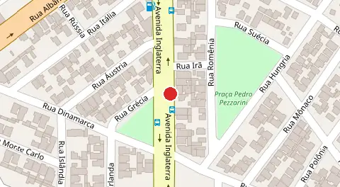 Mapa da localização