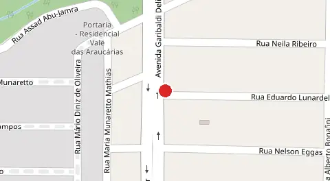 Mapa da localização