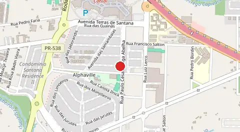 Mapa de Residencial Alphaville