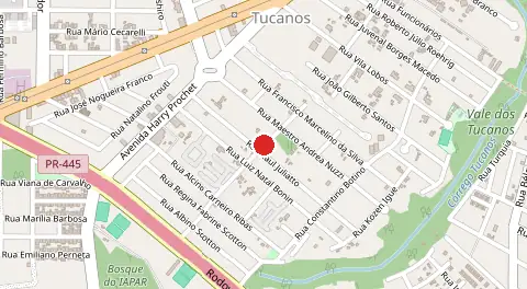 Mapa de Jardim Itatiaia
