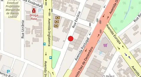 Mapa da localização