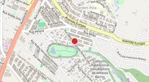 Mapa de Jardim Piza