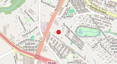 Mapa de Lagoa Dourada