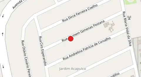 Mapa da localização
