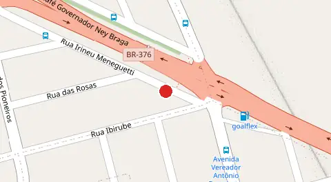 Mapa da localização