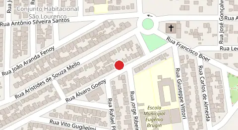 Mapa da localização