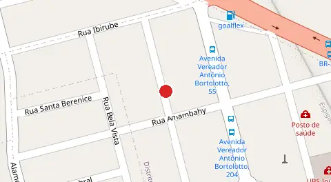 Mapa da localização