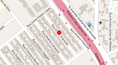 Mapa da localização