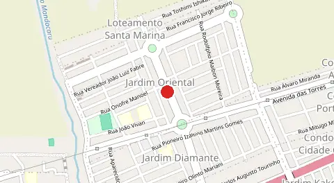 Mapa de Jardim Oriental