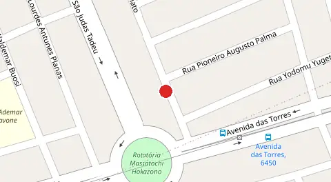 Mapa da localização