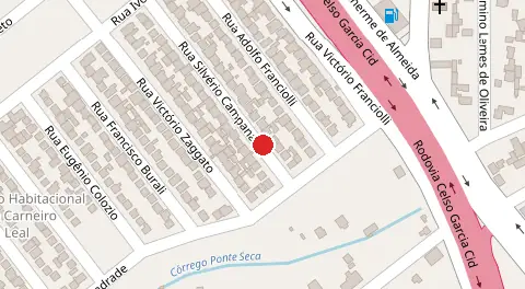 Mapa da localização