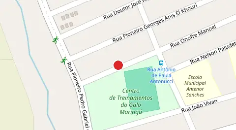 Mapa da localização