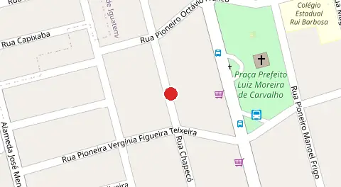 Mapa da localização