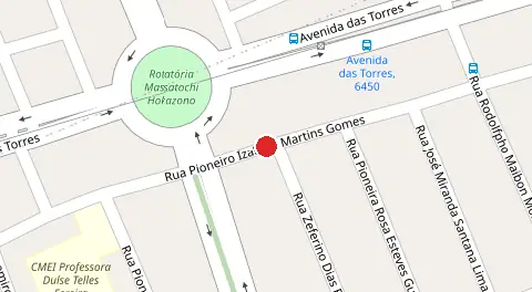 Mapa da localização