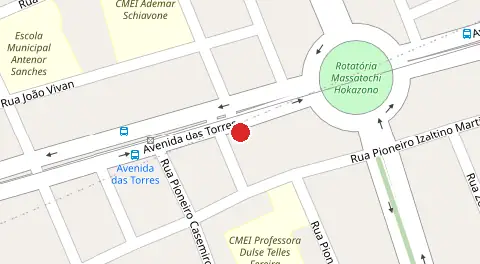 Mapa da localização