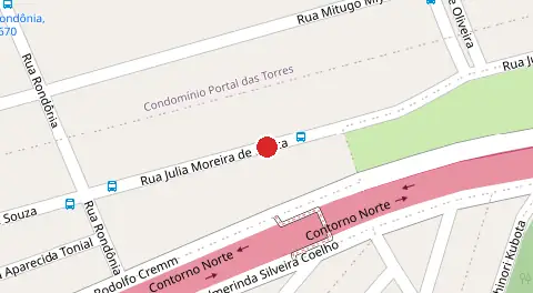 Mapa da localização