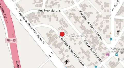 Mapa da localização