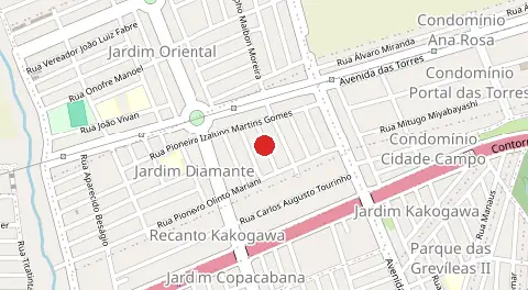 Mapa de Jardim Diamante