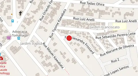Mapa da localização