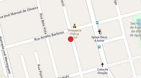 Mapa da localização