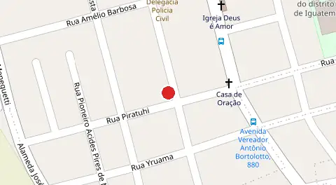 Mapa da localização