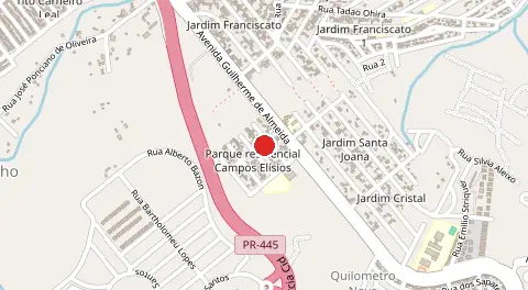 Mapa de Parque Residencial