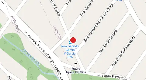 Mapa da localização