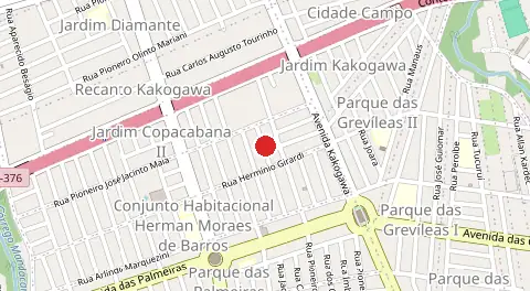 Mapa de Jardim Copacabana I