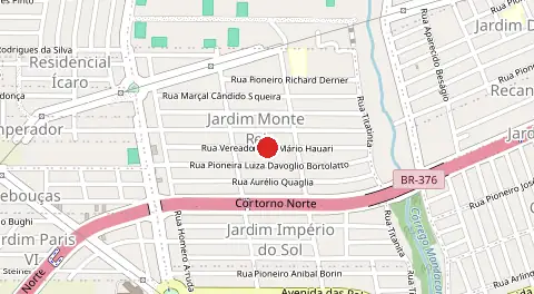 Mapa de Jardim Monte Rei
