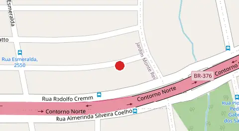 Mapa da localização