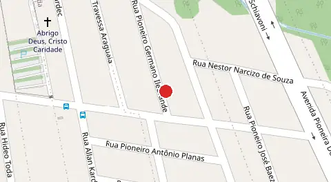 Mapa da localização