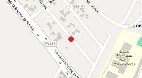 Mapa da localização