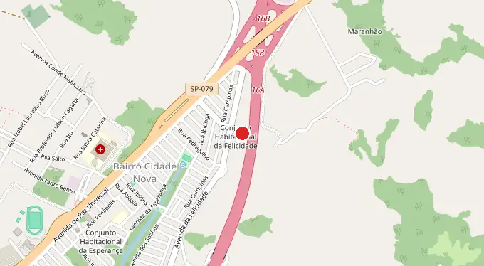 Mapa de Cohab Felicidade