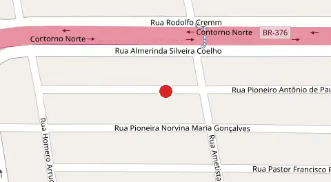 Mapa da localização