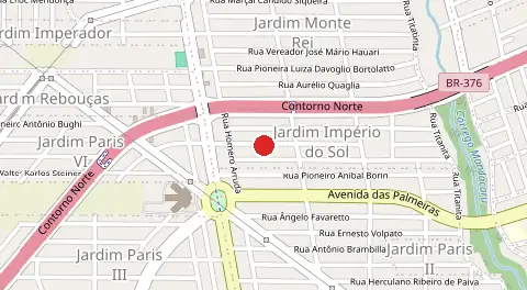 Mapa de Jardim Imperio do Sol