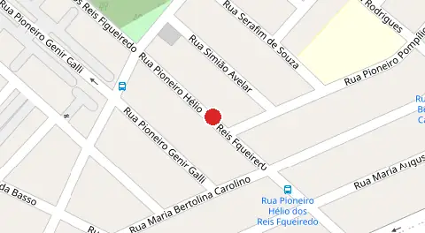 Mapa da localização