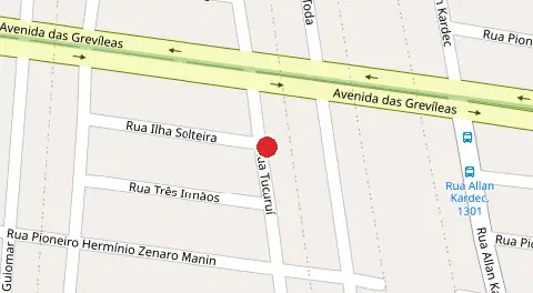 Mapa da localização