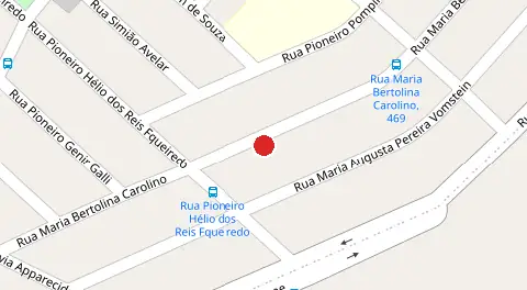 Mapa da localização
