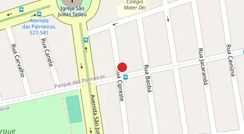 Mapa da localização