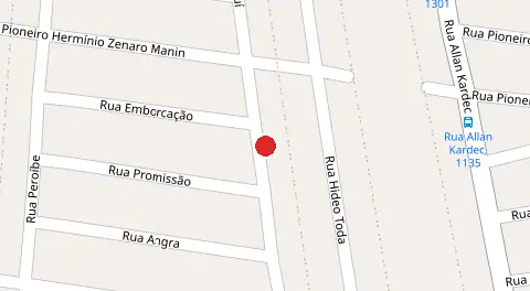 Mapa da localização