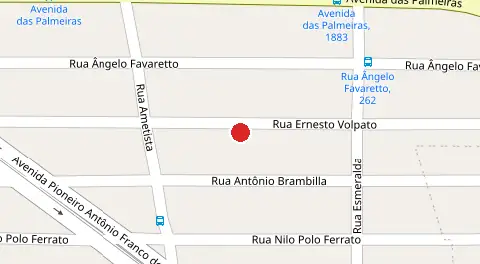 Mapa da localização