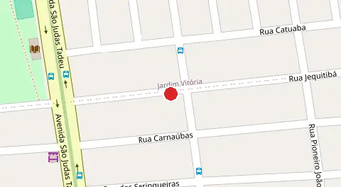 Mapa da localização