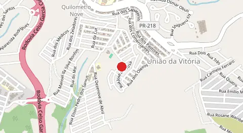 Mapa de União da Vitória