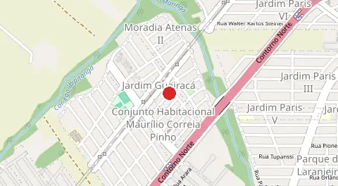 Mapa de Jardim Guairaca