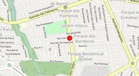 Mapa de Parque das Bandeiras