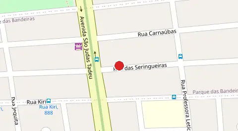 Mapa da localização