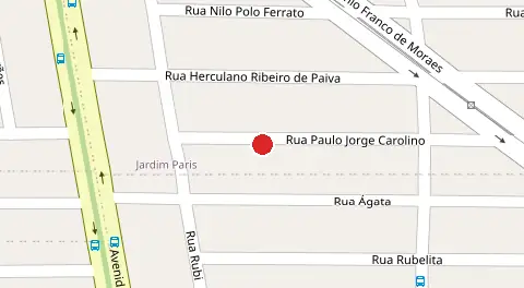 Mapa da localização